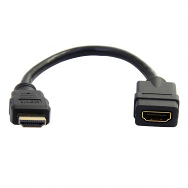 STARTECH HDMIEXTAA6IN STAVI035558 adapt HDMI F- HDMI M 15,24 cm