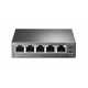 TPLINK TL-SF1005P TPLSW032330 TL-SF1005P - 5p 10/100 (4 PoE) - bureau - PoE (58 W)