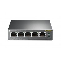 TPLINK TL-SF1005P TPLSW032330 TL-SF1005P - 5p 10/100 (4 PoE) - bureau - PoE (58 W)
