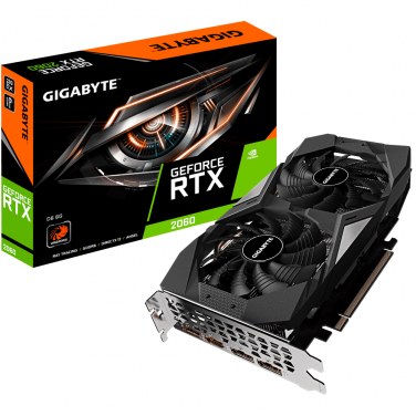 GIGABYTE GV-N2060D6-6GD 2.0 GIGCV037525 GIGABYTE RTX 2060 D6 6G - 6GB GDDR6 - 1680MHZ - HDMI - DPx3
