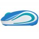 LOGITECH 910-002733 LOGSO018124 M187 Blue Wireless Mini Mouse Boîte