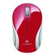 LOGITECH 910-002732 LOGSO018125 M187 Red Wireless Mini Mouse Boîte