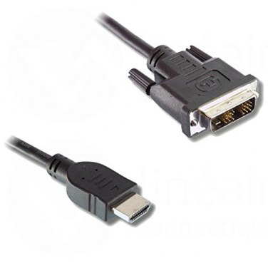 LINEAIRE VHD30D NONVI017676 Cordon HDMI vers DVI-D M/M 2m