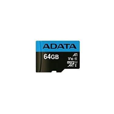 ADATA AUSDX64GUICL10A1-RA1 ADAMF029126 ADATA Carte Micro SDXC UHS-I CL10 64GB + Adaptateur SD