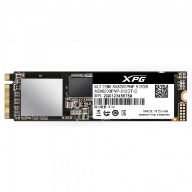 ADATA ASX8200PNP-512GT-C ADADD033326 ADATA SX8200 PRO 512GB SSD M.2. PCIe