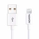 ADATA AMFIPL-1M-CWH ADAET035673 ADATA Cable Apple USB A+Lightning 1M Plastique Blanc