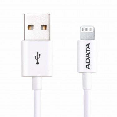 ADATA AMFIPL-1M-CWH ADAET035673 ADATA Cable Apple USB A+Lightning 1M Plastique Blanc