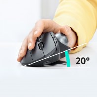 LOGSO036654 MX ERGO Souris/TrackBall sans fil ergonomique