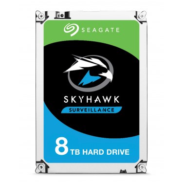 SEAGATE ST8000VX004 SEADD034635 SKYHAWK 8TB SURVEILLANCE 3.5IN 7200RPM 6GB/S SATA 256MB