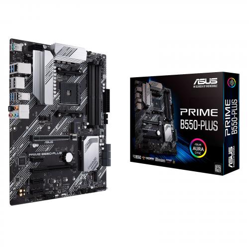 ASUSTEK 90MB14U0-M0EAY0 ASUCM035325 PRIME B550-PLUS - ATX - AM4 - B550 - 4DDR4 - SATA+RAID - M.2