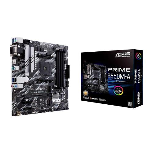 ASUSTEK 90MB14I0-M0EAY0 ASUCM037004 ASUS PRIME B550M-A - ATX - AM4 - 4xDDR4 - VGA - DVI - HDMI - M.2