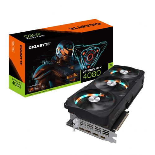GIGABYTE GV-N4080GAMING OC-16GD GIGCV040386 GIGABYTE RTX 4080 16GB GAMING OC - 16Go GDDR6X - 2535MHz - 9728 CUDA - HDMI - 3x