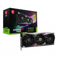 MSI RTX4090 GAMING X TRIO 24G MSICV040565 MSI RTX 4090 GAMING X TRIO 24G - 24Go GDDR6X - 2595MHz - HDMI - 3x DP
