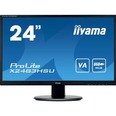 IIYAMA X2483HSU-B5 IIYEC040902 23.8p VA FHD 4ms 250cd/m² HDMI/DP 2xUSB 2x2W Noir