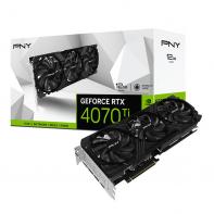 PNY VCG4070T12TFXPB1 PNYCV041164 PNY RTX 4070 TI 12GB VERTO LED TRIPLE FAN - 12Go GDDR6X - 2610MHz - HDMI - 3x DP