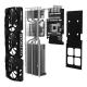 PNY VCG4070T12TFXPB1 PNYCV041164 PNY RTX 4070 TI 12GB VERTO LED TRIPLE FAN - 12Go GDDR6X - 2610MHz - HDMI - 3x DP