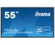 IIYAMA LH5551UHSB-B1 IIYEC141111 54,6p 4K IPS 8Ms 800cd/m² 2xHDMI-DP USB RJ45 RS232C 2x10W Remote Noir