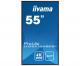 IIYAMA LH5551UHSB-B1 IIYEC141111 54,6p 4K IPS 8Ms 800cd/m² 2xHDMI-DP USB RJ45 RS232C 2x10W Remote Noir