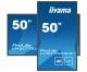 IIYAMA LH5070UHB-B1 IIYEC141110 49,5p 4K VA 8Ms 700cd/m² 2xHDMI 2xUSB RJ45 RS232C Remote Noir
