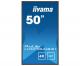 IIYAMA LH5070UHB-B1 IIYEC141110 49,5p 4K VA 8Ms 700cd/m² 2xHDMI 2xUSB RJ45 RS232C Remote Noir