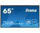 IIYAMA LH6552UHS-B1 IIYEC141114 64,5p 4K IPS 8ms 500cd/m² VGA-3xHDMI-DVI-DP 2xUSB RJ45 RS232C Remote 2x10W Noir