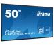 IIYAMA LH5052UHS-B1 IIYEC141109 49,5p 4K VA 8Ms 500cd/m² VGA-3xHDMI-DVI-DP 2xUSB RJ45 RS232C 2x10W Noir