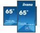 IIYAMA LH6570UHB-B1 IIYEC141115 64,5p 4K va 8ms 700cd/m² 2xHDMI 2xUSB RJ45 RS232C 2x10W Remote Noir