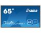 IIYAMA LH6570UHB-B1 IIYEC141115 64,5p 4K va 8ms 700cd/m² 2xHDMI 2xUSB RJ45 RS232C 2x10W Remote Noir