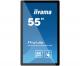 IIYAMA TF5539UHSC-B1AG IIYEC041081 55p Tact 4K IPS 8ms 500cd/m² VGA-2xHDMI-DP RS232C RJ45 2x8W Noir