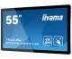 IIYAMA TF5539UHSC-B1AG IIYEC041081 55p Tact 4K IPS 8ms 500cd/m² VGA-2xHDMI-DP RS232C RJ45 2x8W Noir