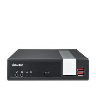 SHUTTLE DL20NV2 SHUBB041332 Shuttle DL20NV2 Slim-PC fanless barebone / Celeron N4505 / 1xLAN 2.5G 2x RS232 -