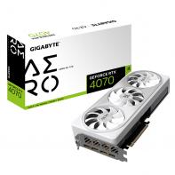 GIGABYTE RTX 4070 AERO OC 12G - 12Go GDDR6X - 2565MHz - HDMI - 3xDP - BLANC 