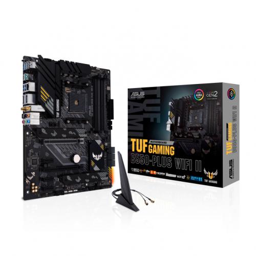 ASUS TUF B550-PLUS WIFI II - ATX - AM4 - 4x DDR4 - 2x PCIE X16 - HDMI - 2x DP 