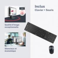 YNISY042479 YNISEK PC Tout en Un 23.8p i5 10400 16Go 1To M.2 SSD Clavier + Souris, sans OS