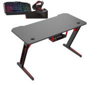 LOT00009274 Lot Bureau Gamer (35499) + pack CLavier+Souris+TAPIS+CASQUE RGB (36958) offert
