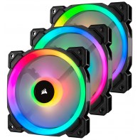 CORSAIR CO-9050072-WW CORVE036770 Boîtierlüfter Corsair LL Series LL120 RGB Dual Light Loop 3er Pack (CO-9050072-W