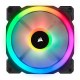 CORSAIR CO-9050072-WW CORVE036770 Boîtierlüfter Corsair LL Series LL120 RGB Dual Light Loop 3er Pack (CO-9050072-W