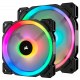 CORSAIR CO-9050072-WW CORVE036770 Boîtierlüfter Corsair LL Series LL120 RGB Dual Light Loop 3er Pack (CO-9050072-W
