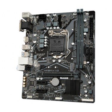 GIGABYTE H410M H V2 GIGCM037466 GIGABYTE H410M H V2 - MATX - LGA 1200 - INTEL H470 - 2x DDR4 - VGA - HDMI - M.2