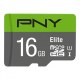 PNY P-SDU16GU185GW-GE PNYMF037583 PNY ELITE 16Go - 100GB/S - MICRO SDHC + ADAPTATEUR