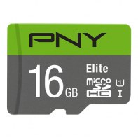 PNY P-SDU16GU185GW-GE PNYMF037583 PNY ELITE 16Go - 100GB/S - MICRO SDHC + ADAPTATEUR