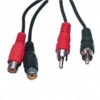 CABLES E/4437 CBLAU004437 Cordon audio 2 RCA/2 RCA M/F 1,50m