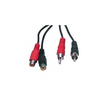 CABLES E/4437 CBLAU004437 Cordon audio 2 RCA/2 RCA M/F 1,50m