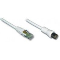 LINEAIRE TVRJG NONAU016361 Cordon RJ45 /Coax 9.52mm Mâle 75 Ohms 5m