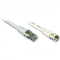 LINEAIRE TVRFE NONAU018578 Cordon RJ45 /Coax type F Mâle 75 /100Ohms 3m