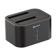 Connectland DOCK-CNL-GDPD07-GEN2-BK NONBT030791 Docking pour 2xHDD 2.5/3.5p Sata USB type C Gen2 Noir