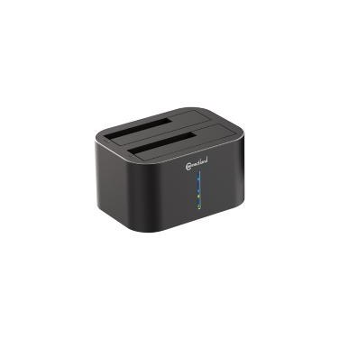 Connectland DOCK-CNL-GDPD07-GEN2-BK NONBT030791 Docking pour 2xHDD 2.5/3.5p Sata USB type C Gen2 Noir