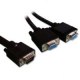 LINEAIRE AD266 NONVI017673 Adaptateur VGA HD15 Mâle vers 2x VGA Femelle